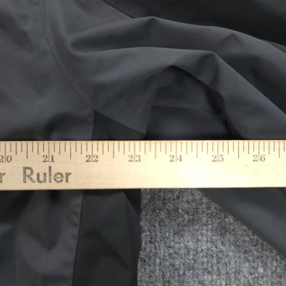 Eddie Bauer Jacket Mens Medium Gray WeatherEdge Hooded‎ Ski Rain Shell Outdoors